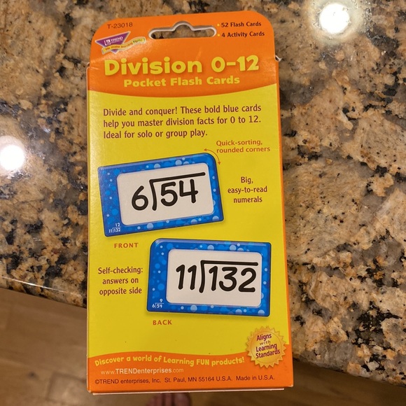 EUC Lot of Math Flash Cards - Picture 12 of 12